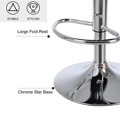 Bv Bar Stools Set Of 2 Modern Square Barstools Bar With Back Kitchen Counter Stools Dining Chairs (Light Brown Cotton Fabric) #TOP5