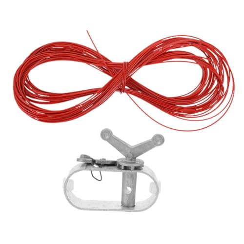 DIKACA 1 Juego Kit de cabrestante para Piscina Kit de Winch para Piscina Ajustador de Cable para Cubierta de Piscina Equipo Accesorios tensores de Cable de Tierra Cierre de Cuerda Acero