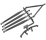 EXAXEXO for Axial SCX10 AX80043 Rc Car Y-Type Tie Rod Gearbox Axle Tie Rod Chassis Angle Tie Rod Kit Replacement for Axial SCX10 AX80043 Rc Car Accessories Part