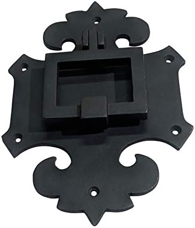 Adonai Hardware Mnason Antique Iron Door Knocker (Oil Rubbed Black Living Finish)