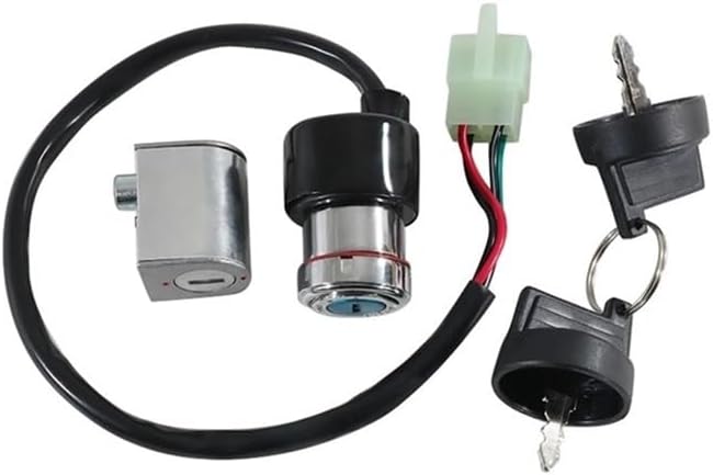 Fuel Ignition Switch Lock With Key Kit Compatible With CF500-C CF500-D CF500-E CF600-B CF600-C CF625-B CF625-C X5 X6 9010-010000