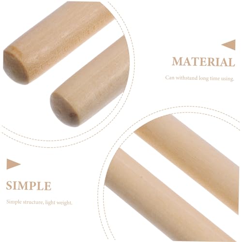 Set de 6 pares de baquetas de arce para principiantes miniatura 5
