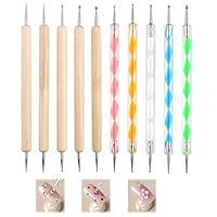 10 Stücke Dotting Tool,Dot Painting,Prägestift,Dot Painting Werkzeug,Dotting Pen Strass Nail Art Dotting Tools,Stift Dotting Tools Set Für Steinmalereiür Punkte Und Zum Marmorieren