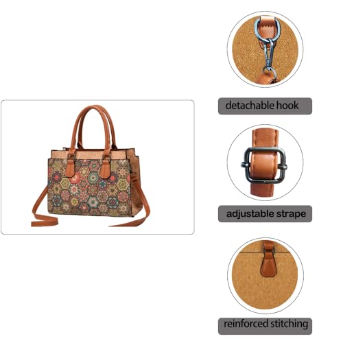 Image of Natural cork Large capacity shoulder bag handbag crossbody