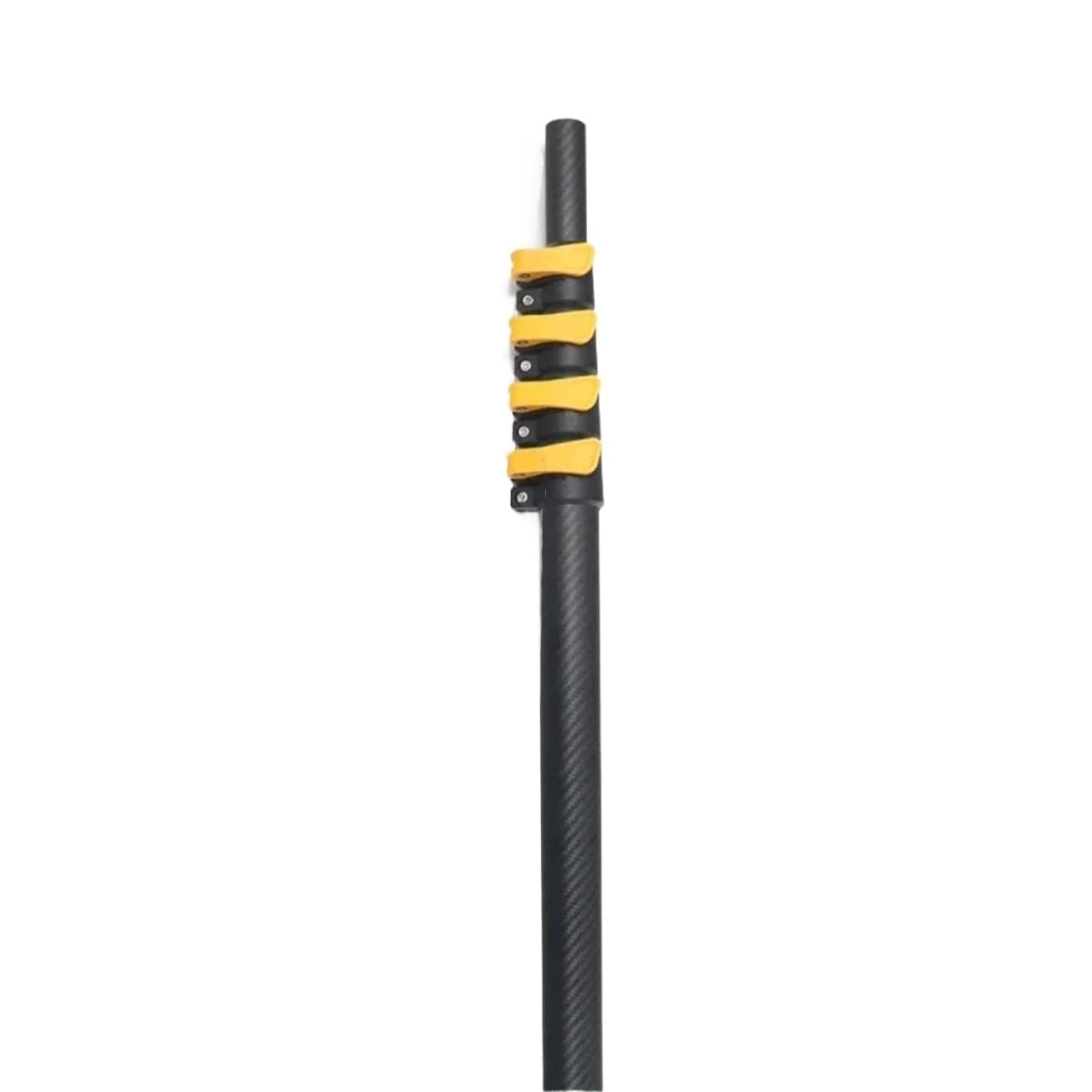 Perche Télescopique en Fibre De Carbone Robuste, Longue Poignée, Grande Portée, Extensible, for Le Nettoyage Et La Peinture(15m Carbon Fiber)