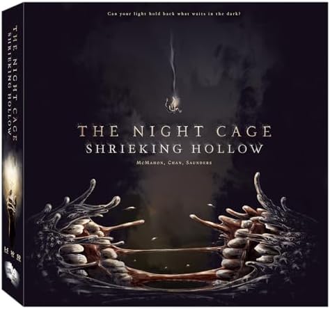 Smirk & Dagger The Night Cage Expansion The Shrieking Hollow Tile Placement Cooperative Board Game with New Threats and Challenges – for Ages 14+, 1 to 5 Players & 40 to 60 Min Playtime