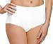 Jockey Women's Slimmers Front Panel Brief White Briefs 6 (LG)