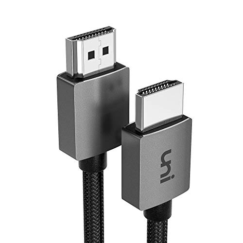 Cable HDMI 4K@60Hz, uni Cable HDMI 4K 1.8m, Cable HDMI 2.0, Soporte 3D, Función Ethernet, Full HD, 1080p, HDR, hasta 4K@60Hz, Compatible con PS4, P3, Xbox y más Dispositivos HDMI - 1.8m