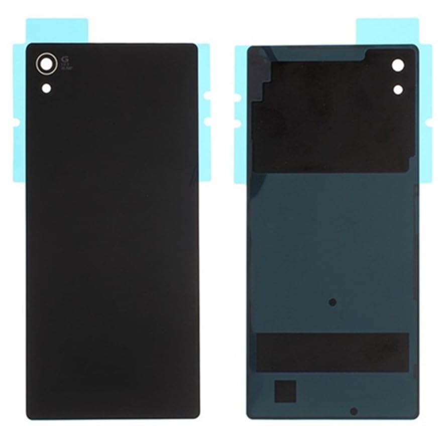 Tapa DE BATERIA para Sony Xperia Z4, Z3 Plus, Z3+, Trasera Cristal, Color Negro
