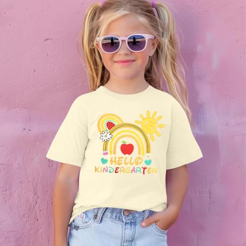 Image of Rollin Into Kindergarten Shirt Boys Girls First Day of Kindergarten T Shirts Little Kids Tee Top