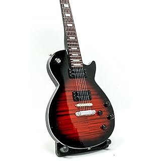 Guitare miniature décorative Gibson 24 cm Sunburst #210 - Les Beatles, Paul McCartney, John Lennon, RIngo Starr, George Harrison Guitare miniature décorative Gibson 24 cm Sunburst #210 – Image 2