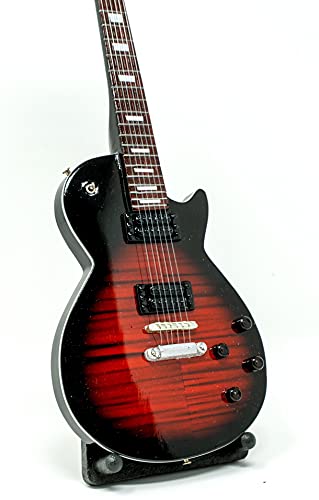 Guitare miniature décorative Gibson 24 cm Sunburst #210 - Les Beatles, Paul McCartney, John Lennon, RIngo Starr, George Harrison Guitare miniature décorative Gibson 24 cm Sunburst #210 – Image 3