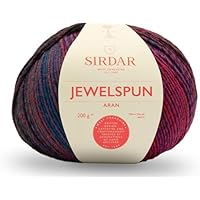 Sirdar Jewelspun Aran, Middernacht fjorden (847), 200g