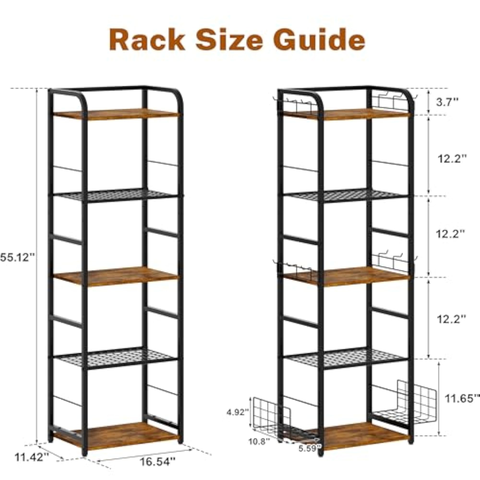 5-Tier Purse Organizer, Elegant Storage Solution