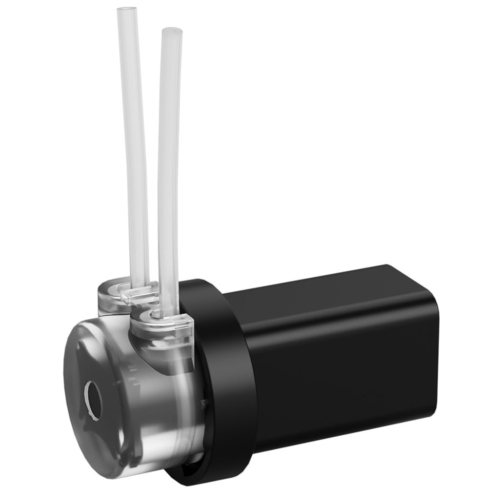 Kamoer KMPP6 Pompe péristaltique mini 3,7 V CC 4ml/min | Pompe doseuse de liquide à faible débit, moteur avec connecteur pagode 1/16