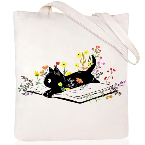 Andeiltech-Canvas-Tote-Bag-for-Women-Aesthetic-Cute-Cat-Shopping-Grocery-Reusable-Bags-with-Inner-Zipper-Women-Gift