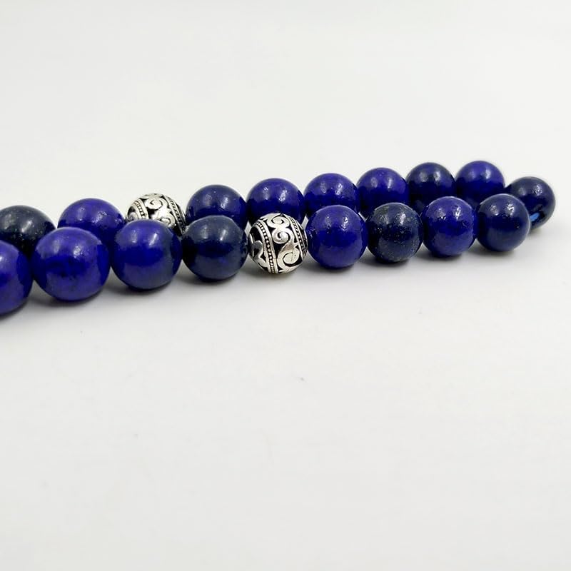 ALBASHAN Tasbih Lapis lazuli MUSLIM prayer beads 33beads bracelet misbaha
