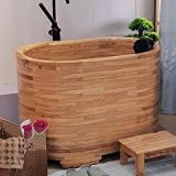 Vasca Da Bagno Giapponese in Legno Massello Per Spa Domestica - Rilassamento e Comodit&agrave;
