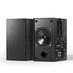Elimavi Active Bookshelf Speakers, 30W X 2 Computer Speaker With 4 Inch Woofer, External TV Speakers With 3.5-RCA Input For PC and Home Surround Sound - Black