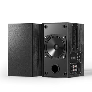 30W X 2 Powered Bookshelf Speakers – 3.5-RCA Input for Turntable, TV, PC, Record Player Speakers with 4 Inch Woofer & Wall Mounted - Les Beatles, Paul McCartney, John Lennon, RIngo Starr, George Harrison