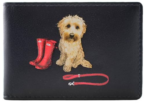 Porte-cartes en cuir marine Mala Leather Coco's Walk 621_12 avec RFID