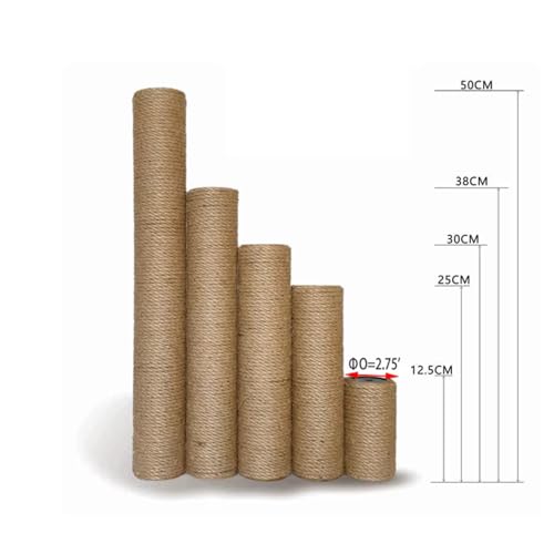 Generic 2-UJPR Cat Scratching Post Cat Tree Sisal Climbing Frame Diy Replacement Post Accessories Kitten Toy Pet Furniture Kittens Scratch Pole thumb #3