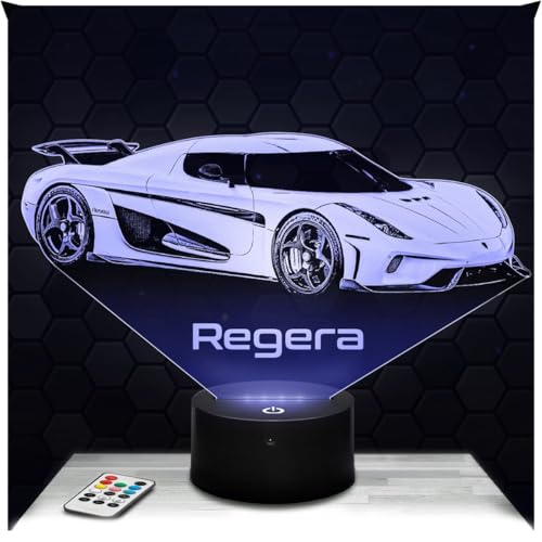 Lampephoto.fr: Lámpara 3D Auto Supercar