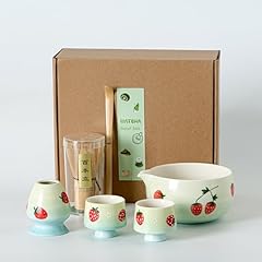 Mint Green And Blue Gradient With Strawberry Pattern