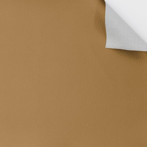 econuk - Tessuto per imbottitura, fai da te e artigianato, ecopelle morbida, ecopelle per sedie, divani, borse, cuscini, selle per moto, coprisedili per auto (35 cm x 25 cm, Marrone scuro)
