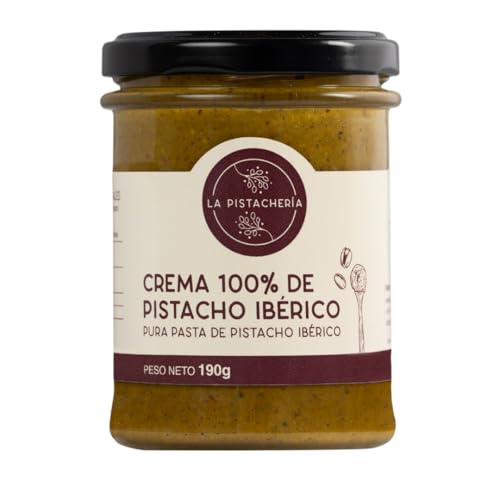 Crema 100% de Pistacho Ibérico, Pasta Pura de Pistacho (190 gr)