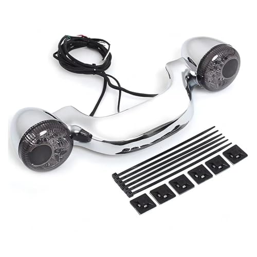 Barra de luz LED de freno y señal de giro trasera para matricula de Harley Touring 2010-2023