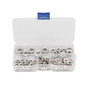 Duo Er 677912 Edelstahl Sechskantmuttern Set 70 Stück