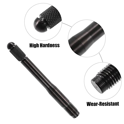 Image of ACROPIX M12x1.5 Wheel Alignment Pin Mounting Car Wheel Hanger Rim Stud Bolt Nut Tire Change Guide Tool - Pack of 1 Black