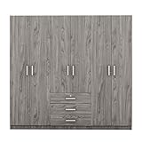 BEDGJH 6 Door Armoire Wardrobe...