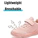 Voxge Boys Girls Sneakers Knitted Mesh Sports Shoes Breathable Lightweight Running Shoes for Kids Fashion Athletic Casual Shoes (Little/Big) Kids All Pink Size 7 M US