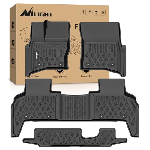 Image of Nilight TPE Floor Mats for Land Rover Defender 110