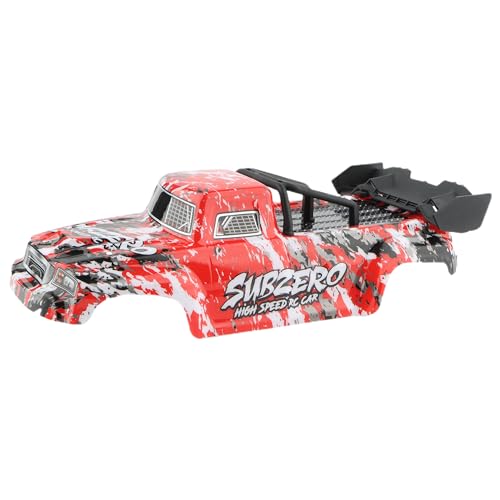 GDOOL 9500E RC Car Shell Body Cover PX9500-04 Accessories Spare Parts for 9500E 1:16 RC Monster Trucks Vehicle (Red)