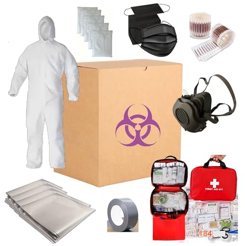 House Emergency Response Survival Box Anti Radiation Diffusion Protection Unplanned Radioactive Contaminant Shielding Control Home Shelter DIY Emergency Kit Essential Supplies