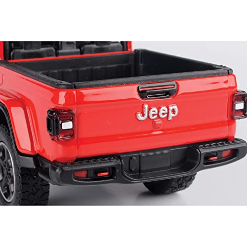 Motormax Toy 2021 Gladiator Rubicon Pickup Rojo 1:24 miniatura 7