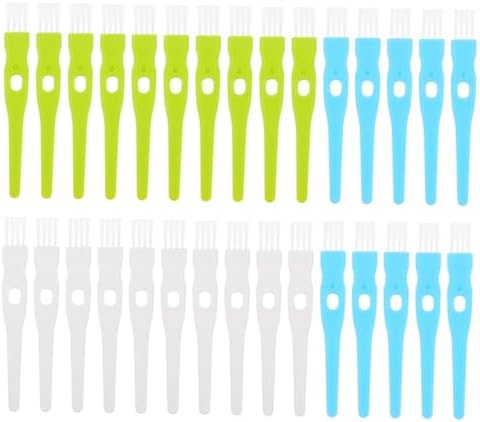 Garlic Masher Cleaning Brush 30pcs Small Brush for Appliances Fine Bristles Sturdy Non-shedding Compact Design