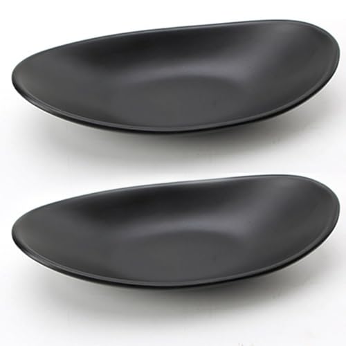 2 Stück Schlüsselschale, Schwarz Schmucktablett Dekoschalen,...