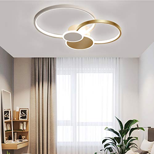 Plage LED dimmable avec télécommande pour grand salon moderne et lumineux