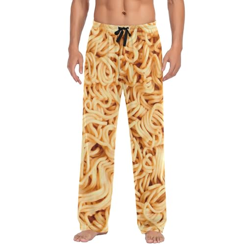 Men's Pajama Bottoms Lounge Pants Soft Comfy Long Pj Pant Sleepwear with Pockets