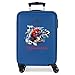 Marvel Spiderman Geo Maleta de cabina Azul 37x55x20 cms Rígida ABS Cierre combinación 34L 2,6Kgs 4 Ruedas Dobles Equipaje de Mano
