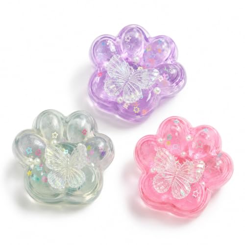 Image of 3PCS Taba Squishy Cat Paw, Taba Squishy for Relaxing Sensory Fidget Pinch Family for Kids Cat Paw Squeeze Cute Beautiful Cat Paw (REEEN)