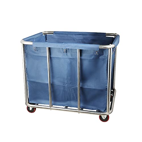 Carro de clasificación de ropa para pasillos de hotel y lavanderías