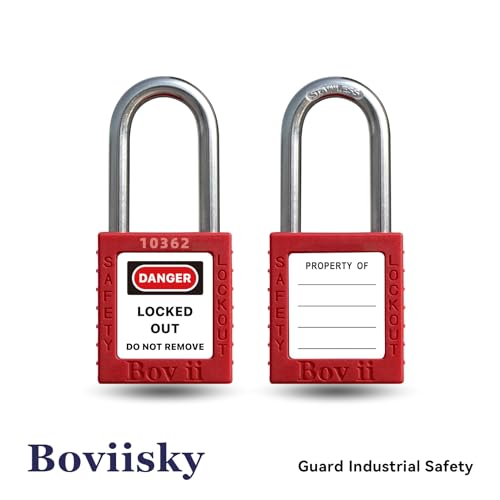 Boviisky U-U7131R Lockout Tagout Kit- Hasps Set thumb #8