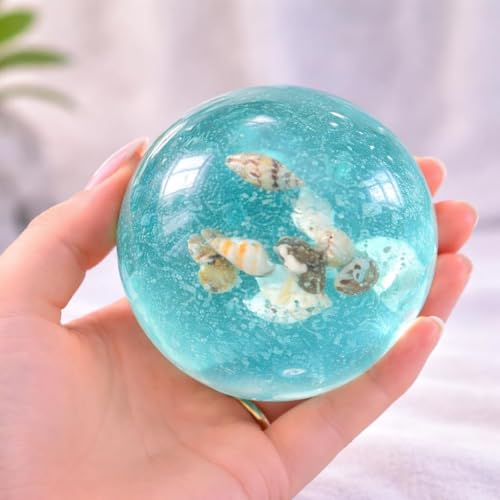 Image of Taba Squishy, Squeeze Fidget Adults Stress Relief Cute Adults Taba Squishy for Boys Girls Birthday Party Gifts, Blue Seashell Design, Office Desk Decoration (Blue B)