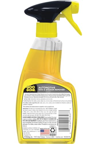 Image of Goo Gone Automotive - Cleans Auto Interiors / Bodies and Rims, Removes Bugs & Stickers - 12 Fl. Oz.