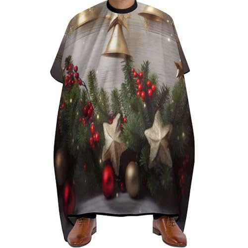 Capa de Corte con Árbol y Campanas de Navidad para Adultos miniatura 1
